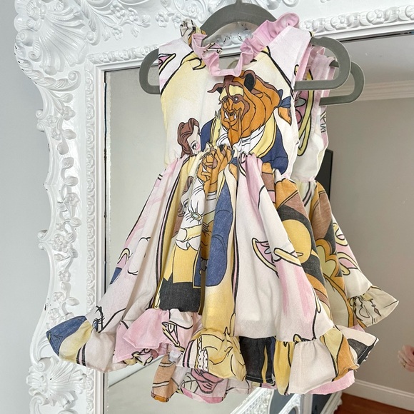 New York Couture One of a Kind Kids TALE AS OLD AS TIME Ruffle Dress - Picture 3 of 8